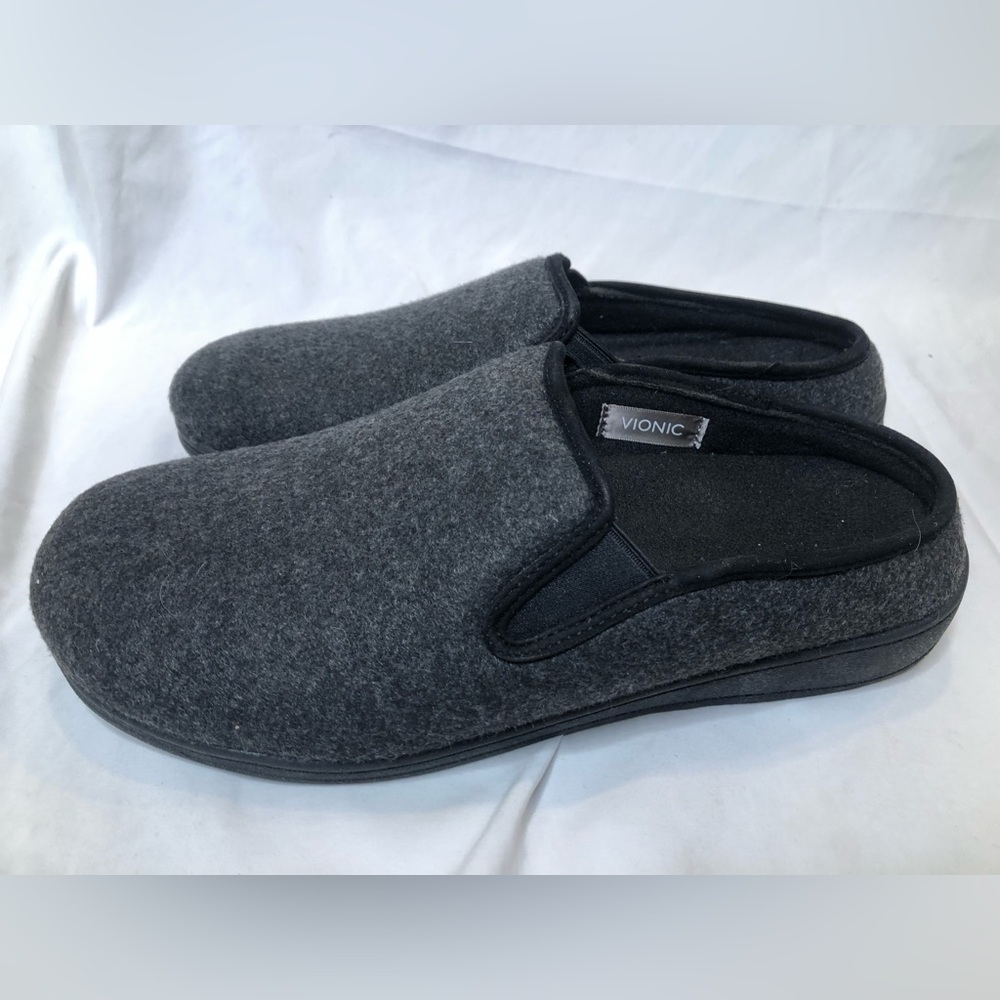 Vionic Mens Unwind - Podiatrist Designed - Wool Slip On - Size 10 No Box